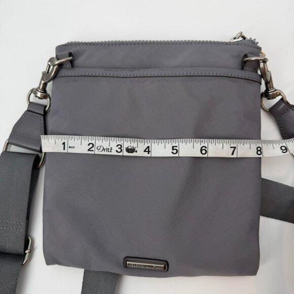Rebecca Minkoff grey crossbody bag with studded details